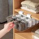 thumbnail image 2 of 10 grid drawer underwear storage box, multi-functional under-table pull-out storage box, very suitable for storing socks, underwear and small items, 2 of 2