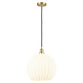 thumbnail image 2 of Innovations Lighting - White Venetian - 1 Light Cord Hung Pendant In Modern, 2 of 7