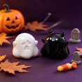 thumbnail image 6 of SeekLGT Mini Ghost Figurines, Cute Halloween Resin Ghost Figurine Desktop Ornament Small Statue for Car Dashboard Office Desk Home Holiday Decor, 1 Pc, 6 of 7