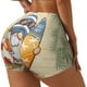 thumbnail image 1 of Balery Hello Summer Cute Gnome Pantalones cortos de entrenamiento estampados para mujer, sin costuras, ajustados, para gimnasio, yoga, correr, deportes, ejercicio activo, fitness.-Medium, 1 of 8