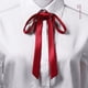 thumbnail image 5 of Corbata de mano para uniforme JK, lazo, accesorios de la academia, lazo para atar, vino tinto y negro, 5 of 5