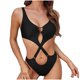 thumbnail image 2 of Traje de baño de una pieza para mujer, conjuntos de bikini para mujer, traje de baño deportivo con cremallera extragrande para mujer, traje de baño con panel de color conservador, traje de baño con pr, 2 of 5
