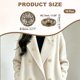 thumbnail image 2 of Uxcell 10 Pcs 28L Botones de Metal Huecos, 18mm, Accesorios para Costura de Ropa, Oro Té, 2 of 7