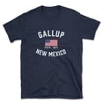 thumbnail image 1 of Gallup New Mexico Patriot Men's Cotton T-Shirt, 1 of 1