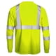 thumbnail image 4 of Amzcrzy - Sudadera Para Hombre, Reflectante, Transpirable, Informal, De Color Sólido, Con Cuello Redondo, Manga Larga, Color Amarillo, L, 4 of 4