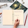 thumbnail image 4 of FORMRS 1-Subject Spiral Notebook 8" x 5" College Ruled 60 Refillable Sheet A5 Hard Cover, 2 Pack, Whale and Moon, 4 of 7