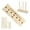Beige3, variant on Event & Party Bow Making Tool for Ribbon Maker with Adjustable Boards and Sticks – Decorative Crafting Instrument for Creating Elegant Bows, 17.7x5.7x1.5 cm, Green