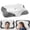 Dark Gray, variant on MOONORAH Contour Memory Foam Pillows for Sleeping Ergonomic, Cervical Pillow for Neck and Shoulder Pain Relief, Queen Bed Pillow for Side Back Stomach Sleepers
