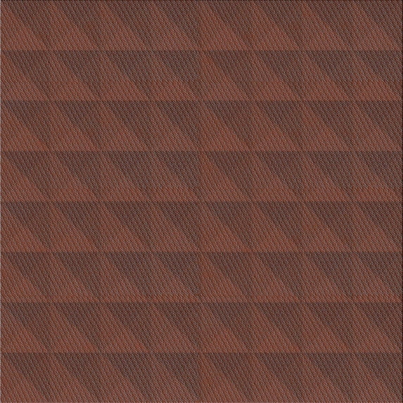 Ahgly Company Indoor Square Patterned Saffron Red Area Rugs, 4' Square