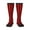 2 Black-1, variant on Retro red and Black Houndstooth Knee Socks, High Socks Long Stretchy Sock Women Knee High Stocking, Long Socks for Women