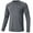 Dark Grey, variant on Mens Sun Protection UPF 50+ Shirts Long Sleeve Swim Rash Guard Shirt Workout Running Athletic UV Gym Surf Hiking Navy Blue L