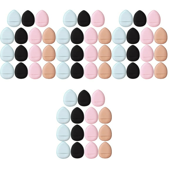 4 Count Makeup Puff Mini Finger Puff Cosmetic Powder Breathable Baby