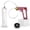 Pink, variant on LeLuv Maxi Penis Pump w/ Blue Handle, Clear Hose | TPR Sleeve | 9" x 2.00" Cylinder