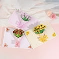 thumbnail image 7 of Tnobhg Mother Day 3D Greeting Card 3D Bouquet Paper Flower Birthday Card Women Fly-out Bouquet Art Card Envelope Gift, 7 of 7