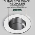 thumbnail image 3 of Bathroom Sink Drain Hair Catcher Pop-up Drain Stopper (3Pcs), 3 of 5