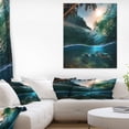 thumbnail image 1 of Tropical Paradise Seashore - Seascape Canvas Art Print, 1 of 3