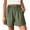 Army Green women summer shorts with pockets a1, variant on Women Loose Elastic Waist Shorts Summer Casual Flow Beach Vacation Shorts Solid Basic Lounge Trousers with Pockets Travel Clothes, Pink 2XL