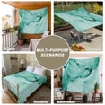 thumbnail image 6 of Turquoise Marble Tapestry for Bedroom Wall Hanging Tapestry, Nature Marble Stone Ripple Modern Art Ceiling Backdrop Tapestries Poster Blanket Wall Decor for Teens Room Living Room Dorm 59" x 90", 6 of 8