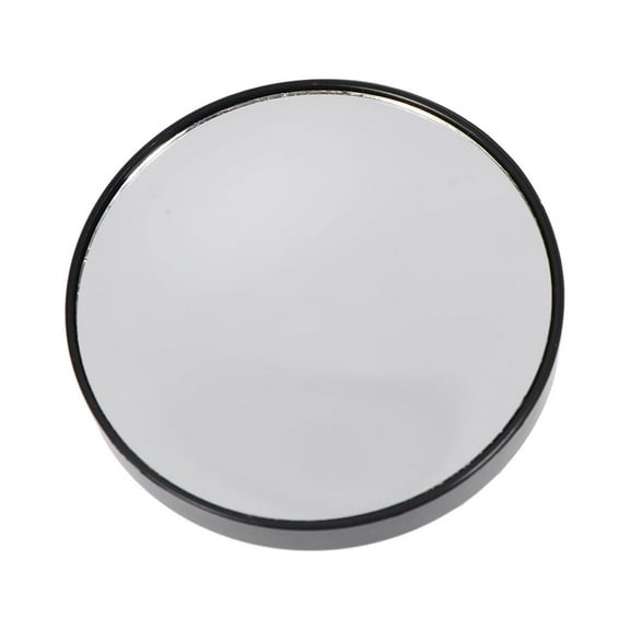 7.5cm 10X Magnifying Glass Mirror Wall Small Round Compact Makeup Mirror Pocket Cosmetic Mirror Magnification Bathroom Makeup Tool with 2 Suction Cups/Suckers(Black)