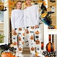 thumbnail image 3 of Halloween Pajama Pants Women Men Couples Halloweens Pjs Pants Unisex Funny Pajama Bottom Sleepwear for Party, 3 of 6
