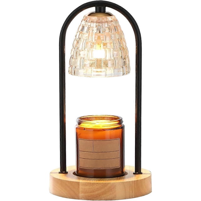 Electric Wax Melts Burners,Candle Warmer Lamp with Timer, Aromatherapy Wax Melting Lamp Dimmable Electric Wax Burner Candle Melter,Aromatic Candle Hol