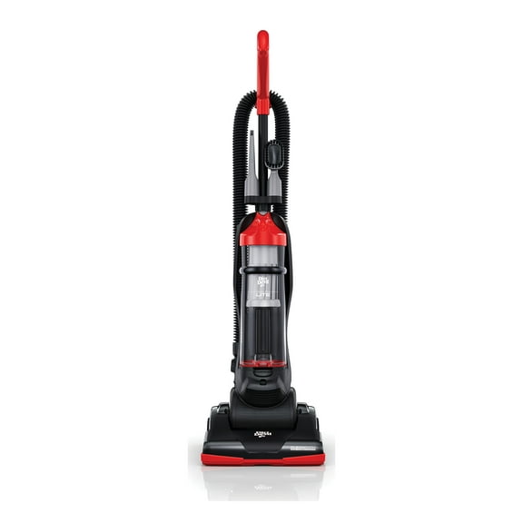 Dirt Devil Bagless Upright Vacuum, Endura Lite Compact, Powerful Pick-ups, Multisurface, with CleanPath Technology, Extension Wand, Crevice Tool & Dusting Brush, and Easy Empty Dirt Cup, UD20121, Red