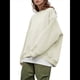 thumbnail image 1 of Sudaderas de Mujer con Cuello Redondo, Forro , Suéteres Oversize, Otoño 2025, Blusas Bonitas, Ropa Preppy Estilo U XL, 1 of 9