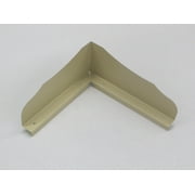 Bent (Inside Corner) Ornamental Gutter Valley Splash Guards - 12 ct ANTIQUE IVORY