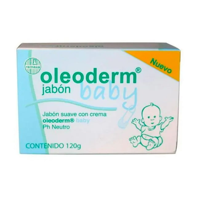 Jabón Oleoderm Baby En Barra 120 G