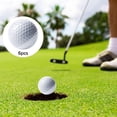 thumbnail image 1 of DYNWAVECA 6 Pieces Golf Balls Rubber Golf Practice Ball Reusable Double Layer Golf Training Ball for Driving Range Backyard Golfer Gift, 1 of 10
