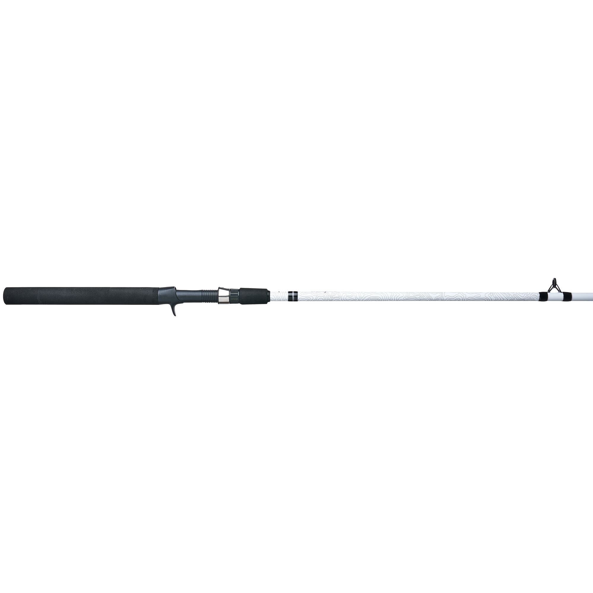 Shakespeare Tiger Spincast Combo, 6'6" 2-pc Medium Heavy Fishing Rod, 15-Size Reel