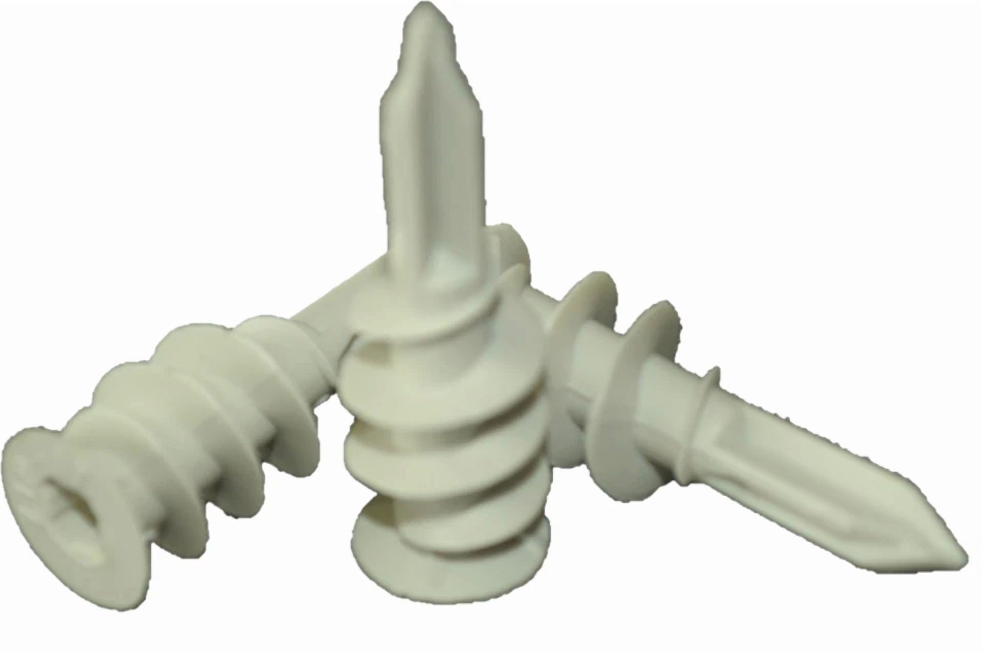 CIRCLE- (50-Pack) Self Drill Twist 55 Lbs. Medium Duty Drywall Anchors For #8-12 Screws