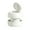 white, variant on Plastic Pill Grinder and Cutter in White, Dark Blue or Green, Portable Medicine Crusher for Children with Sealed Design for Hygiene