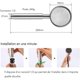 thumbnail image 5 of 304 Stainless Steel High Pressure Shower Head Hand Shower Bathroom Water Saving Easy Installation, 5 of 5