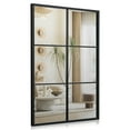 thumbnail image 1 of Costway Metal Wall Mirror Large Window Decorative Farmhouse Mirror Square 28" x 40", 1 of 10