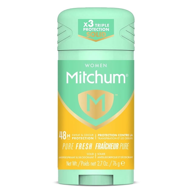 Desodorante antitranspirante en barraMitchum para mujer Pure Fresh 76 gr