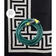 thumbnail image 4 of FH Home Outdoor Rug - Waterproof, Fade Resistant, Reversible - Premium Recycled Plastic - Greek Border - Large Patio, Deck, Sunroom, RV, Camping - Athens - Black & White - 9 x 12 ft Foldable, 4 of 9