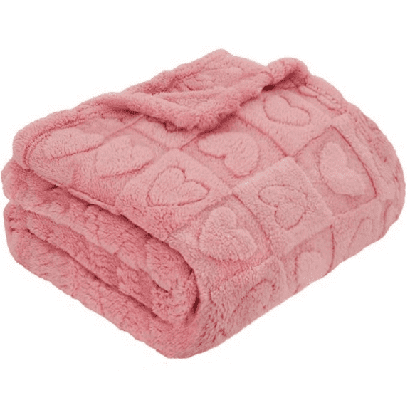 F ce Dog Blankets,Warm Soft Fuzzy Pets Blanket for Puppy,Small,Medium,Large Dogs and Cats,Plush Pet Throws for Bed,Couch,Sofa,Travel(24x29 Inch,Pink)