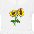 thumbnail image 4 of Inktastic Pair of Sunflowers Girls Toddler Dress, 4 of 5