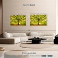 thumbnail image 4 of Elephant Stock London Oak Tree Wall Art - Horizontal Canvas Wall Art - Living Room Wall Decor - Floral And Botanical Canvas - Yellow And Green Decor - 51" x 34", 4 of 8