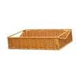 thumbnail image 5 of WeiLaiKeQi Fruit Basket Handmade Tabletop Woven Food Basket for Cupboard Shelves Spoons Orange L, 5 of 9