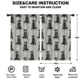 thumbnail image 2 of Blackout Kids Curtains,Black Labrador Childrens Insulated Curtains Set Of 2,Bedroom Essentials,Toddler Room Decor 42"x63"(106x160cm), 2 of 4