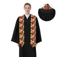 thumbnail image 4 of Fotbe Brightly Colored Cupcakes Printed Class of 2024 Graduation Stole, 4 of 7