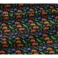 thumbnail image 5 of oneOone Viscose Jersey Black Fabric Palm Tree|Elephant & Dinosaur Fabric For Sewing Printed Craft Fabric By The Yard 60 Inch Wide, 5 of 5
