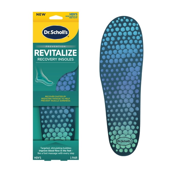 Dr. Scholl's Revitalize Recovery Insole Orthotics, Men Shoe Size 8-14, 1 Pair