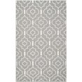 thumbnail image 1 of Safavieh Dhurries Grey Contemporary Rug - 6' x 9', 1 of 5