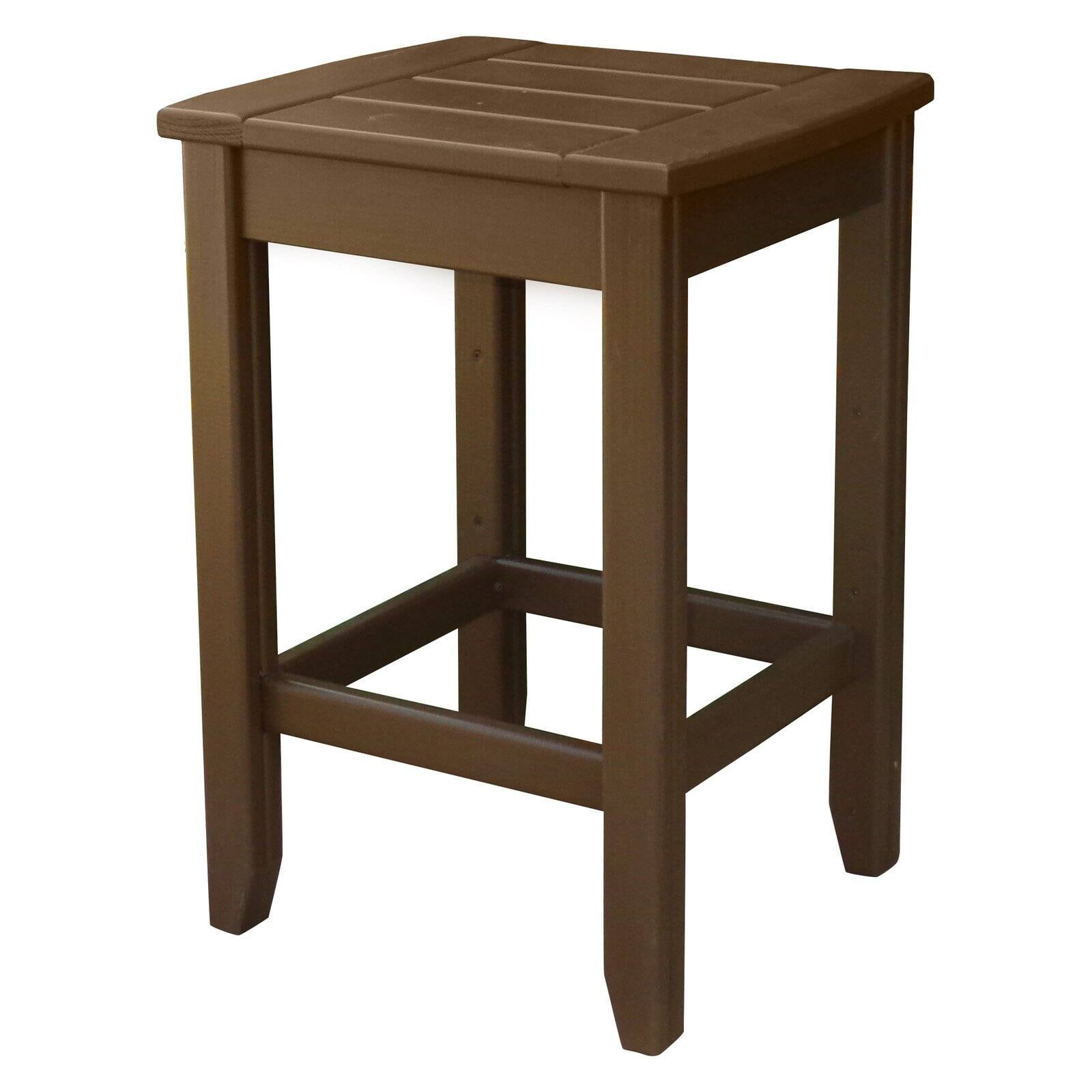 Hershy Way Cypress Wood Patio Accent Table