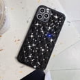 thumbnail image 6 of Cute Compatible with iPhone 12 Pro Max Diamond Case, Luxury Sparkle Bling Glitter Rhinestone Sturdy Hard PC Back + Soft TPU Edge Protective Phone Cases (Black), 6 of 12
