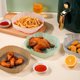 thumbnail image 3 of Cesta de silicona para freidora de aire de 2 piezas, molde de silicona para horno, bandeja para hornear Pizza, cesta de pollo frito, sartén reutilizable, accesorios de revestimiento, 3 of 4