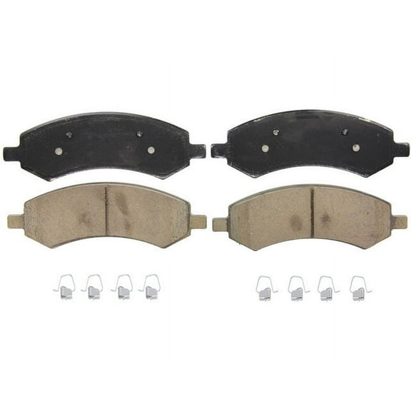 Front Brake Pad Set - Compatible with 2011 - 2018 Ram 1500 2012 2013 2014 2015 2016 2017